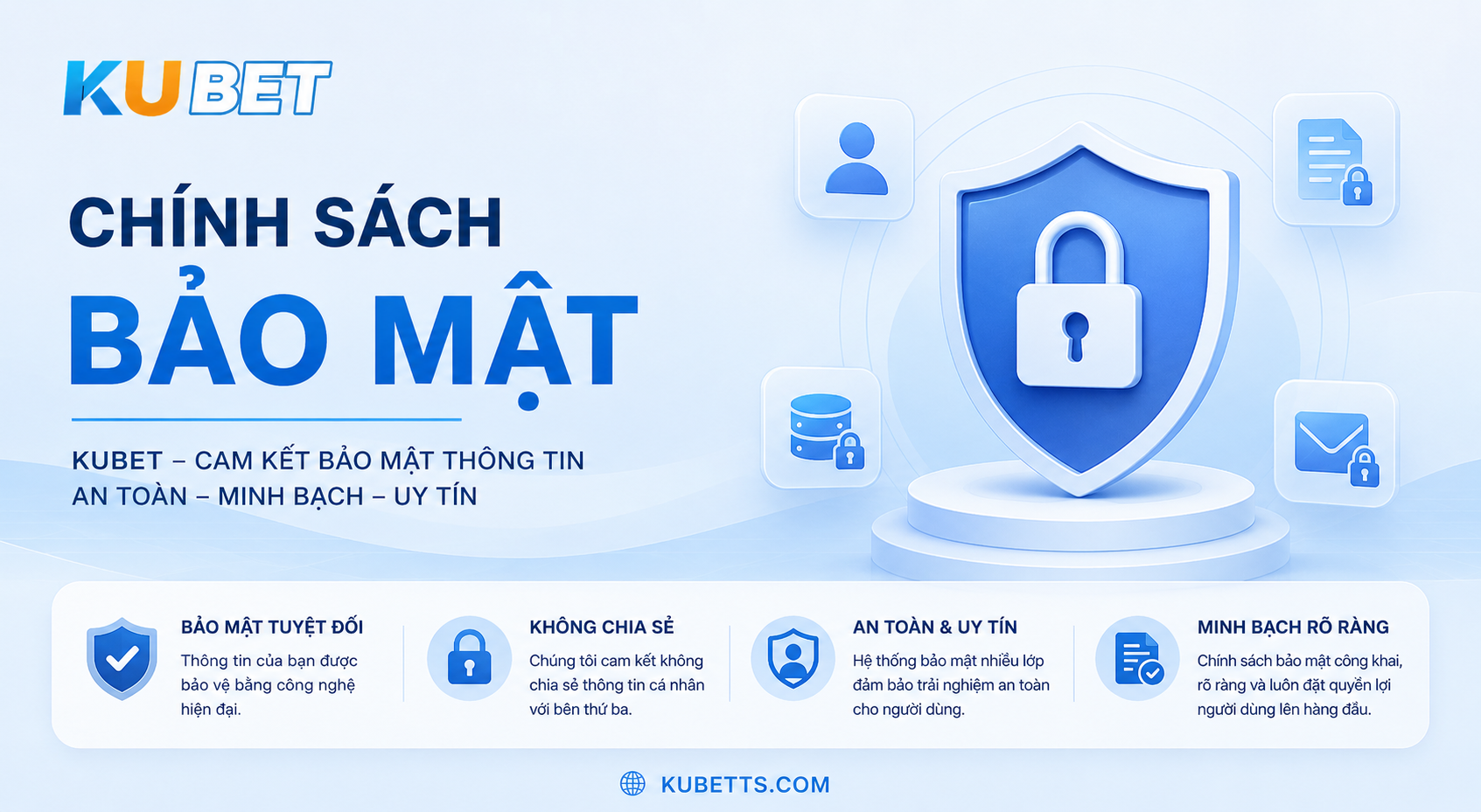 Chính Sách Bảo Mật KUBET 1 chính sách bảo mật nhà cái kubet